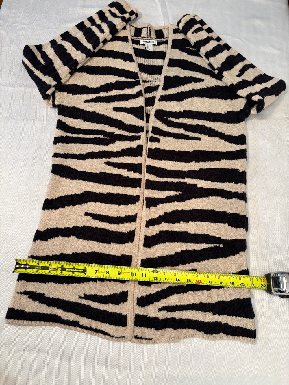 William Rast Open Front Sweater Jacket - Size Large. - Picture 8 of 12